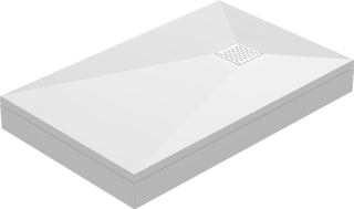 Поддон из искусственного мрамора BAS Essentia 100x80 Белый